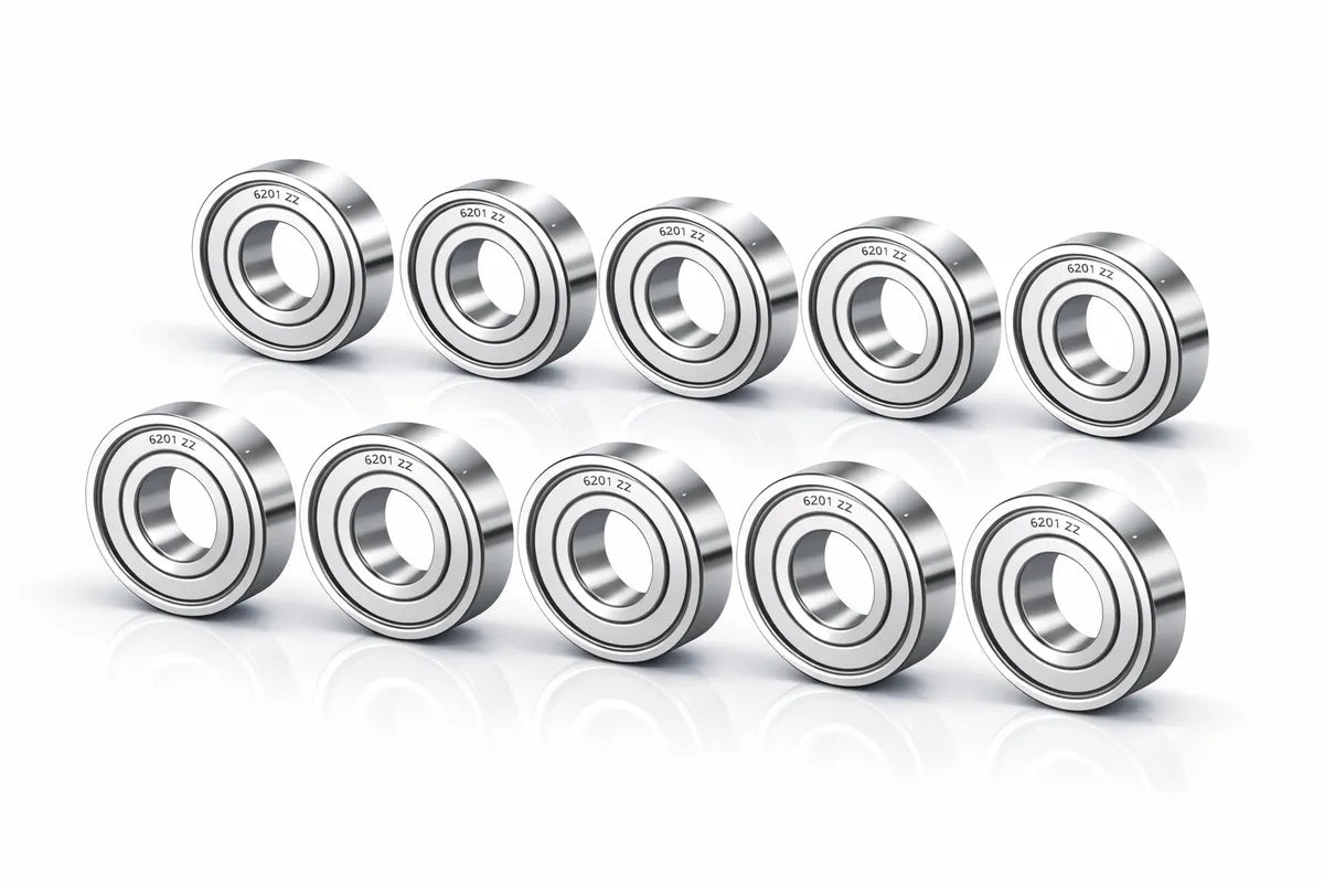 Ball Bearing 6201 ZZ | 12x32x10 mm | Pack of 10 Ball Bearing